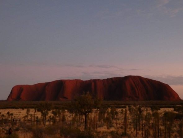 Uluru at sunset The Outback Road-Trip - Adelaide to Uluru Happy Irish Wanderers