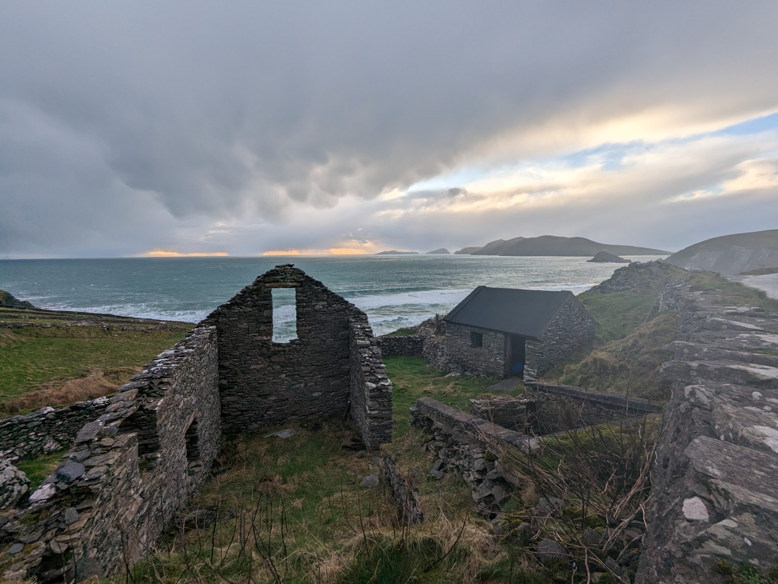 Old Irish ruins along Slea Head Drive - Best things to do in Dingle