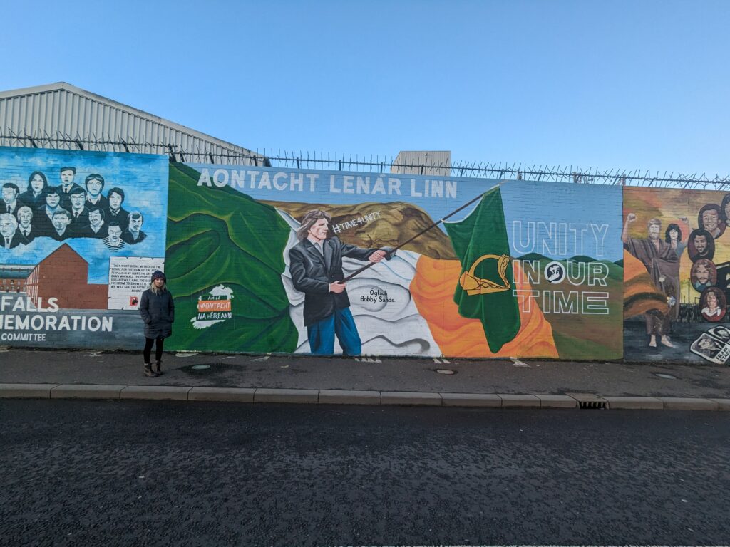 happy irish wanderers belfast murals northern ireland