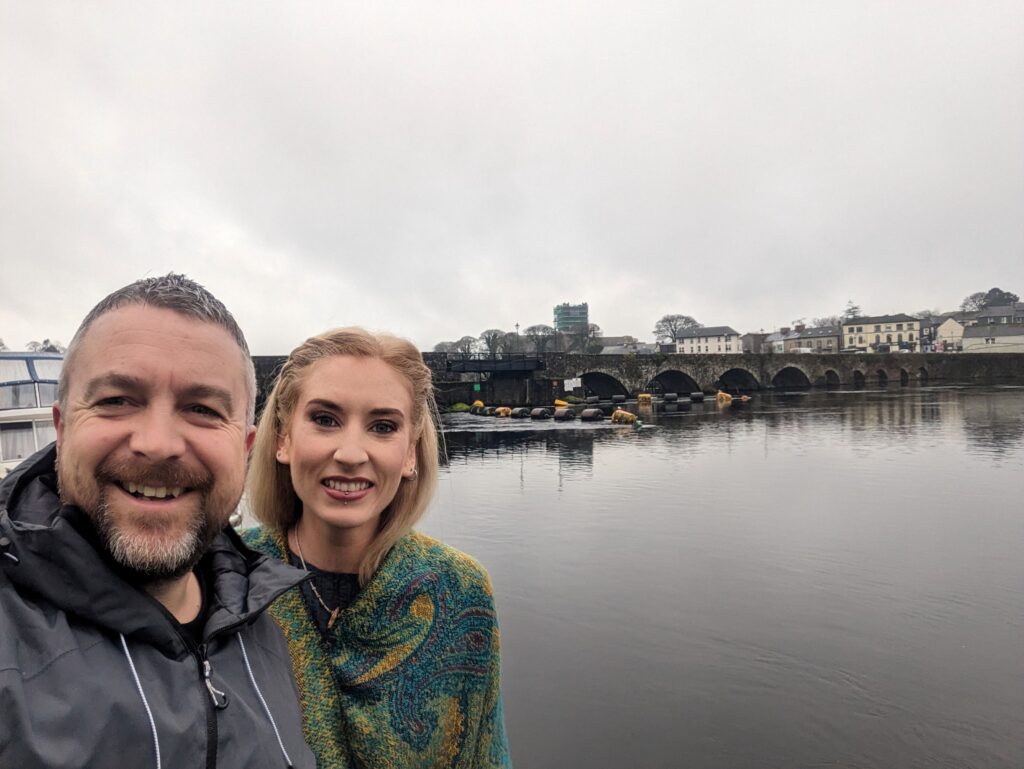 Happy Irish Wanderers at Killaloe bridge "Ireland's Ancient Capital" - Why You Must-Visit Now 
