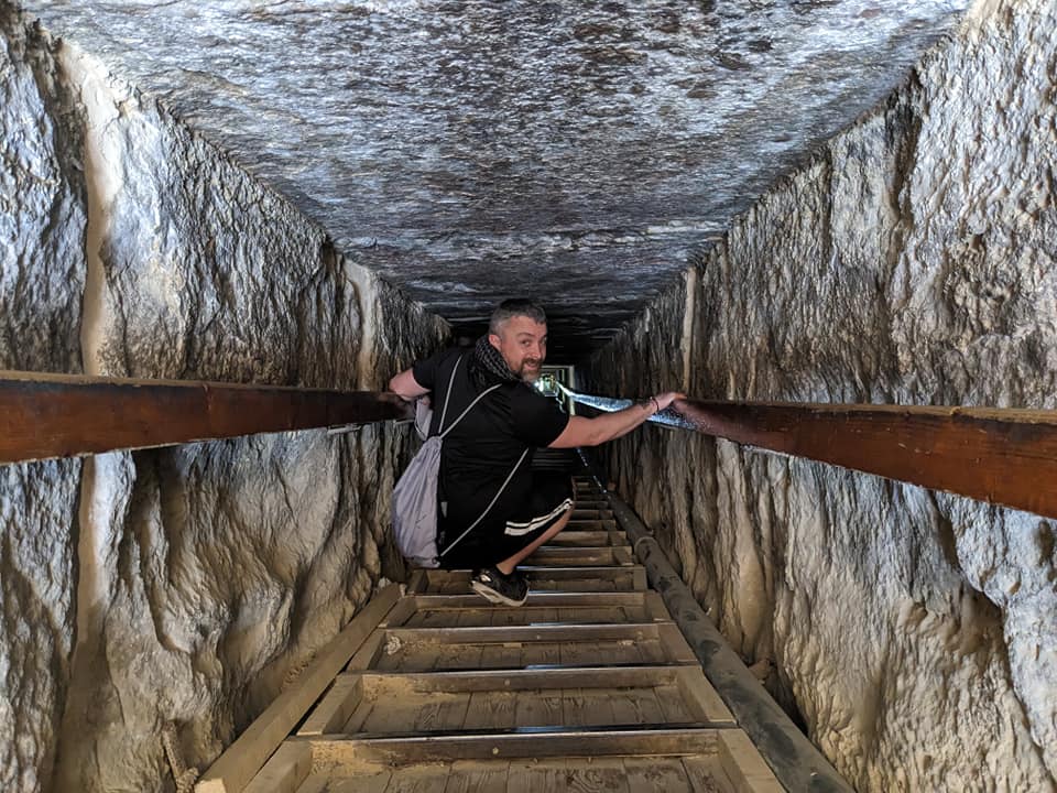 Happy Irish Wanderers Red Pyramid Dahshur Cairo Egypt