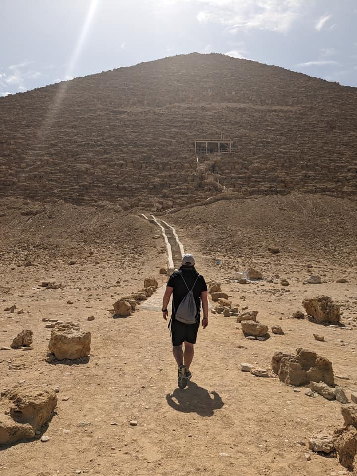 Happy Irish Wanderers Red Pyramid Dahshur Cairo Egypt