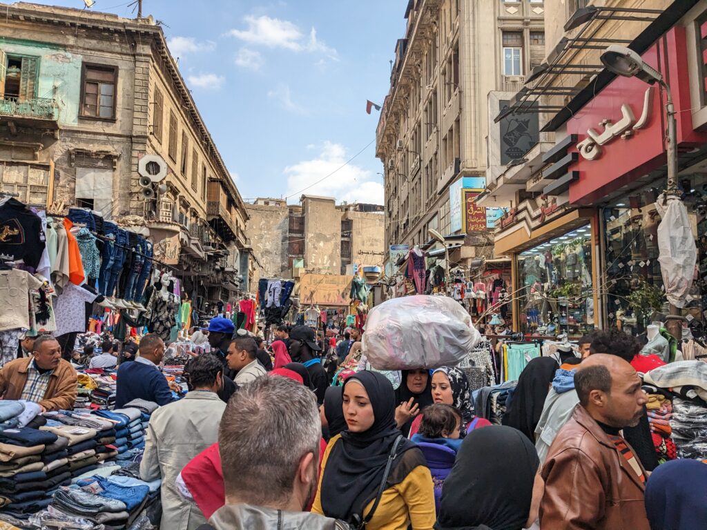 Kevin in the maze of Khan el-Khalili in Cairo Happy Irish Wanderers