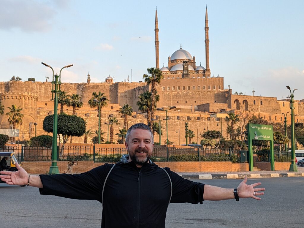 Happy Irish Wanderers citadel Cairo Egypt