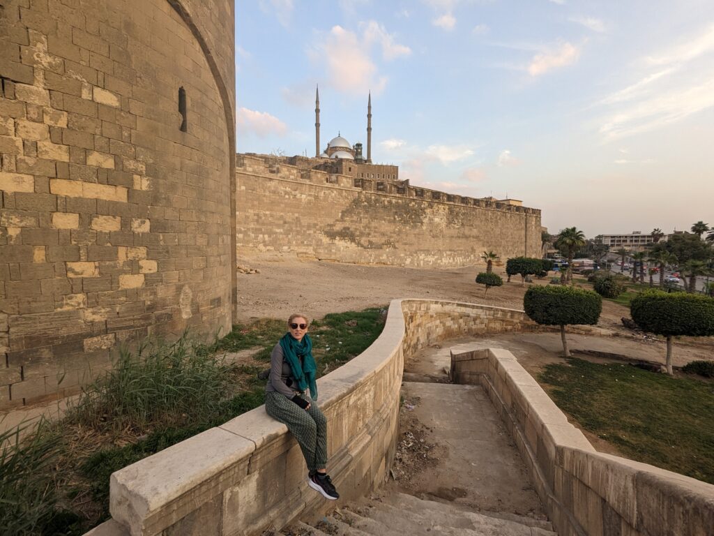 Happy Irish Wanderers citadel Cairo Egypt