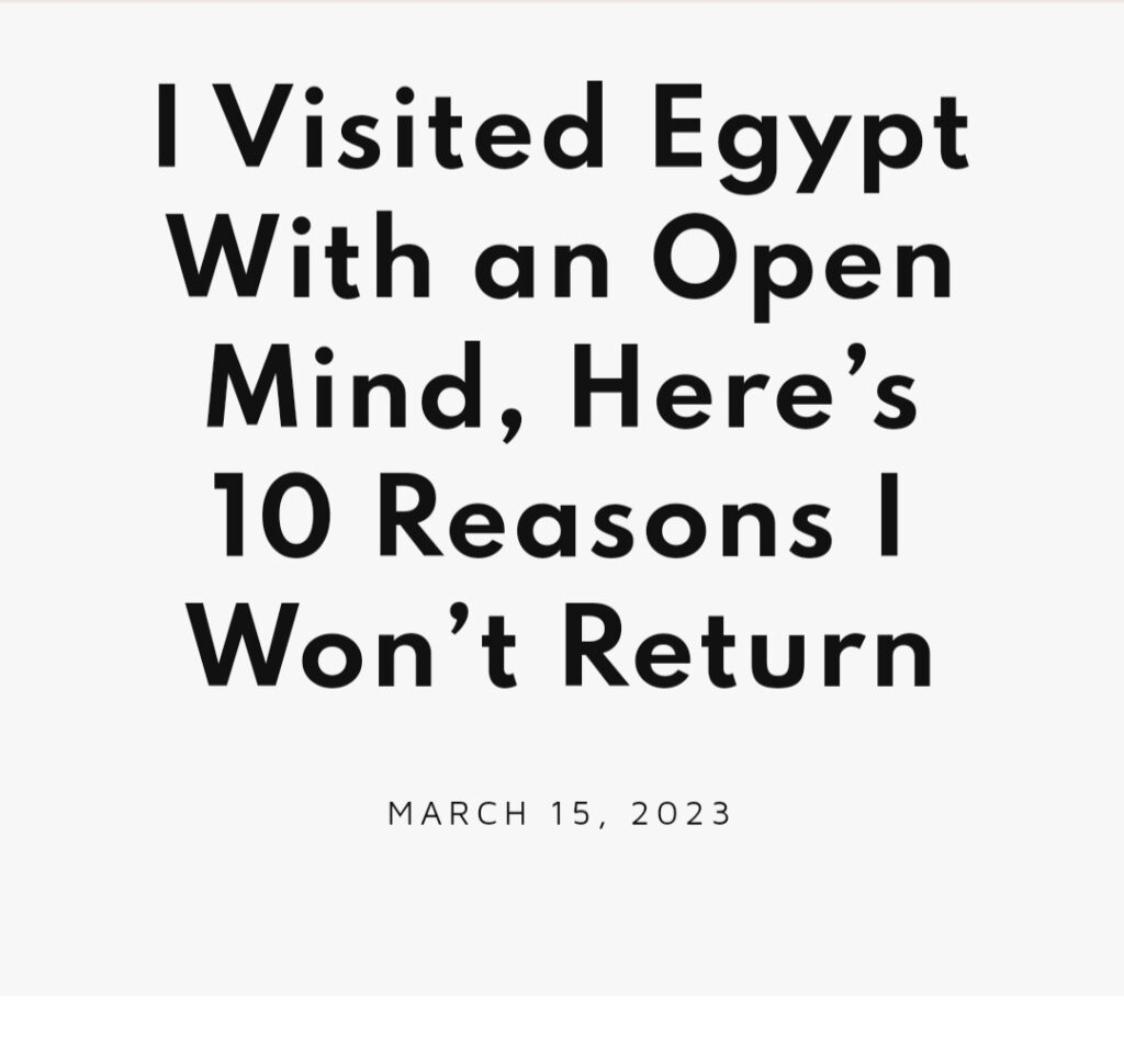 8 Simple Ways to Prevent Tourist Trap  Scams (Egypt Edition)