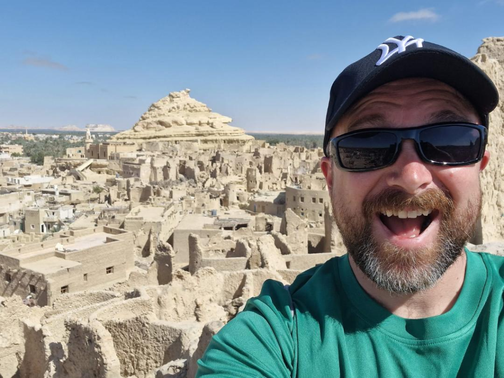 Kevin at Shali Fortress 20 Simple Things To Know For Your Egypt Holiday - Happy Irish Wanderers