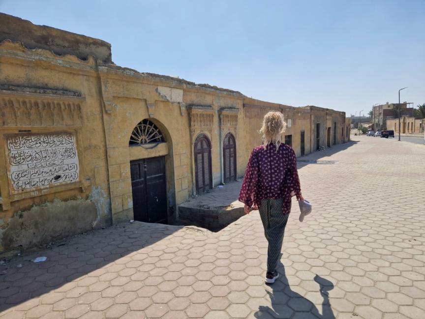 Kate walking through the city of the dead Truly Discover Cairo: 15 Unique Cairo Attractions to Visit Now Happy Irish Wanderers