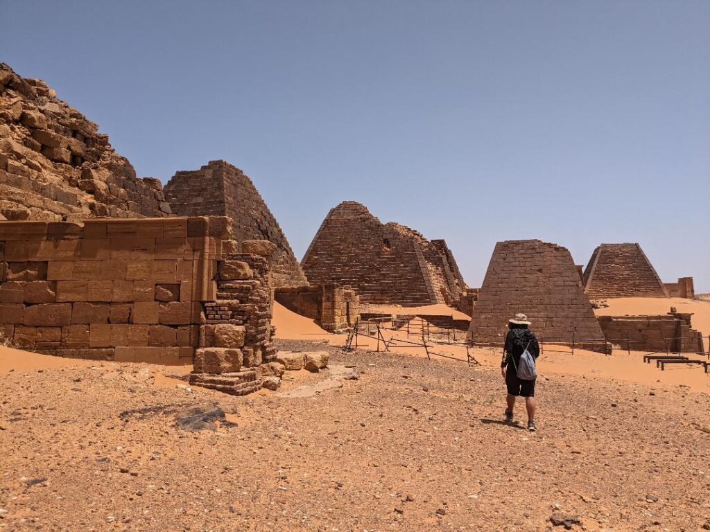 Meroe Pyramids in Sudan, you will have the place to yourself 2- Happy Irish Wanderers