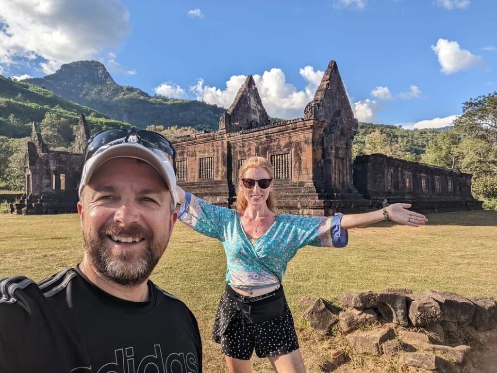 Free tips to save Money - Happy Irish Wanderers In Wat Phou, Pakse Laos