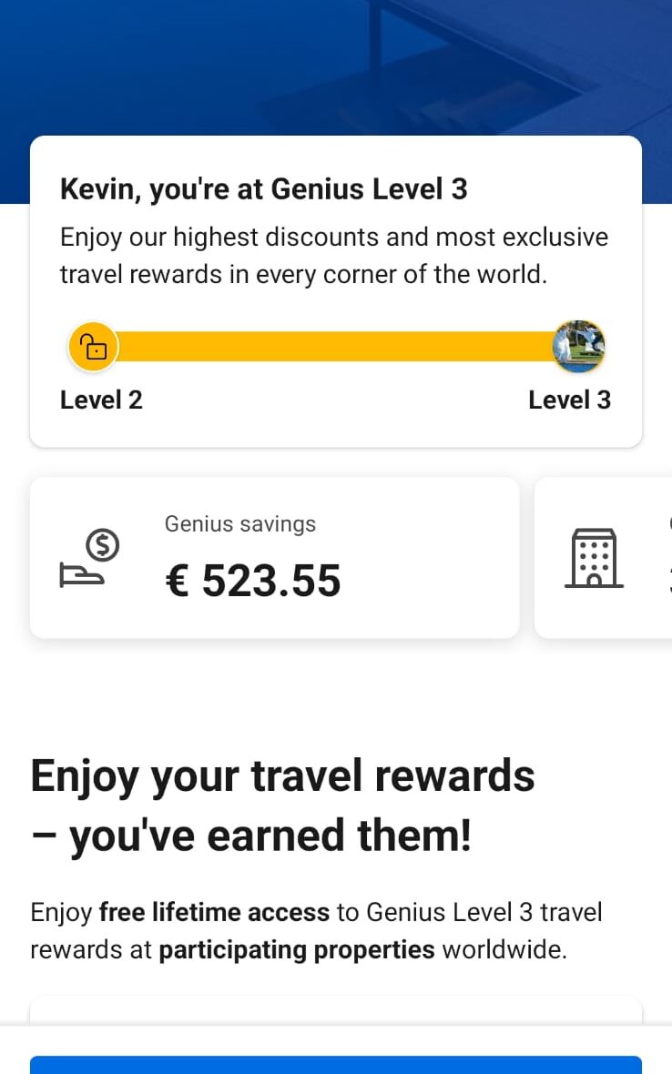 Booking.com genius level Full-Time Travel - 20 Simple Tips to Save Money on the Road Happy Irish Wanderers