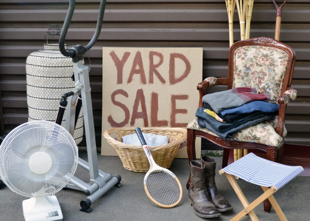 Yard sale12 Very Simple Ways To Save Money For Full-Time Travel