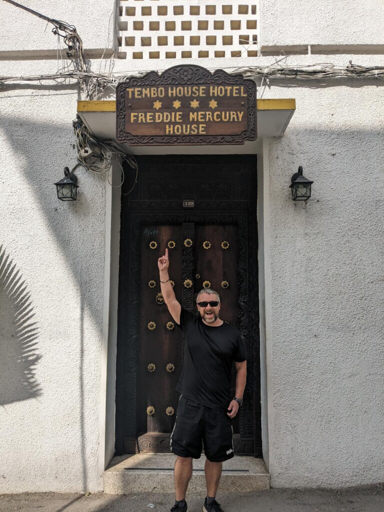 Zanzibar Holiday - Freddie Mercury's house where he was born in Zanzibar, stone Town - Happy Irish Wanderers