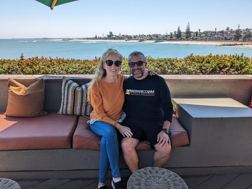 Happy Irish Wanderers in Swakopmund Namibia