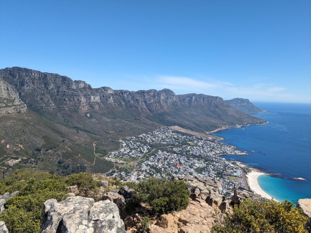 Cape Town - View from Lions Head at Camps Bay - Happy Irish Wanderers