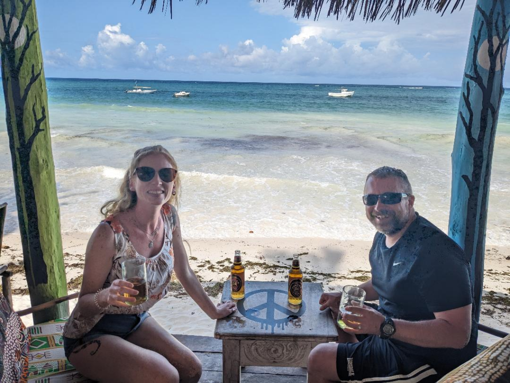 Enjoy a beer in Diani Beach 10 Best And Most Popular To Visit Kenya Attractions - Happy Irish Wanderers