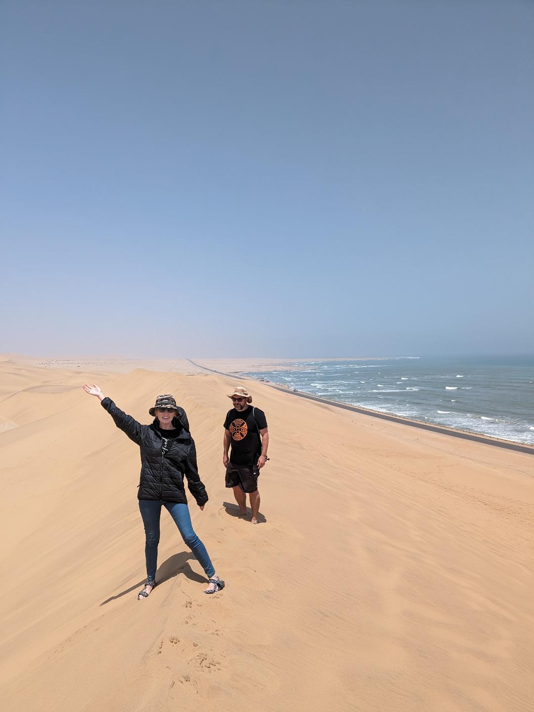 Swakopmund sand dunes Namibia - Happy Irish Wanderers