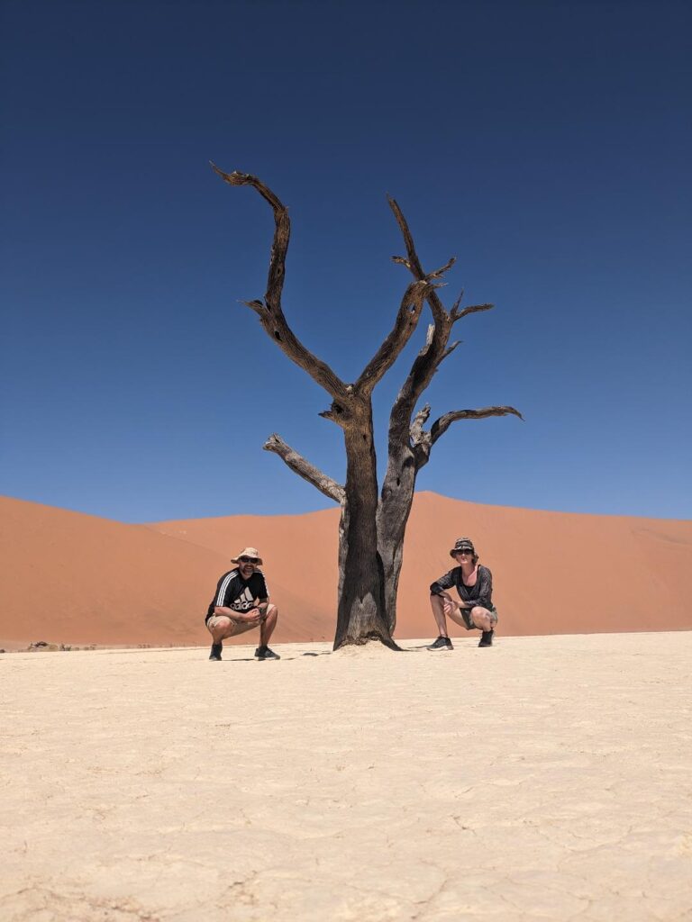 The famous Deadvlei photograph in Namibia - Happy Irish Wanderers