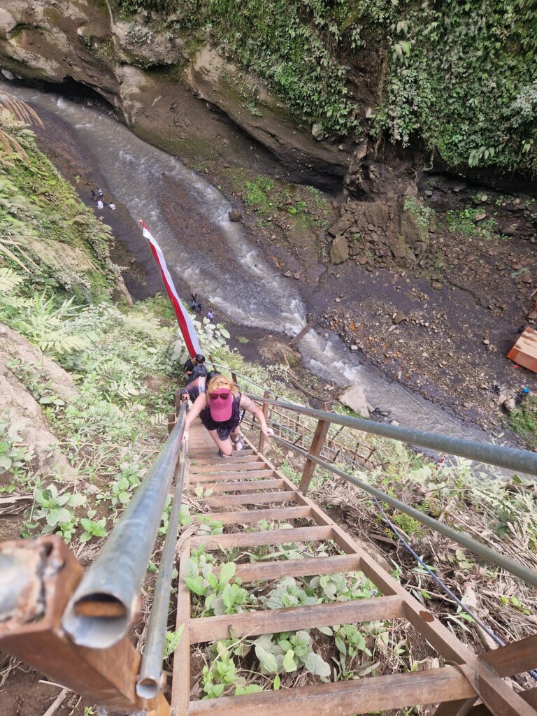 The hike back up from Tumpak Sewu - The Best Waterfall in Indonesia Happy Irish Wanderers