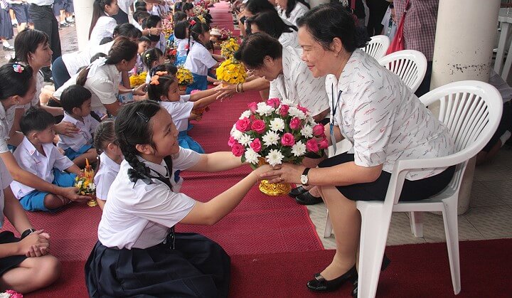Wai Khru ceremony Thailand
