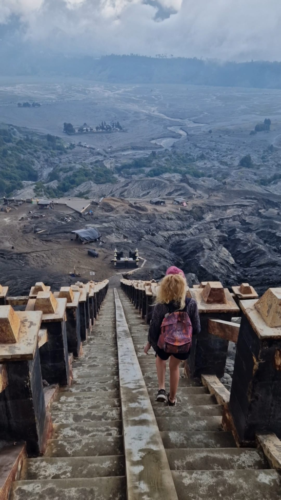 Leaving Mount Bromo - How to Hike Mount Bromo for FREE - Indonesia's Most Incredible Volcano Happy Irish Wanderers