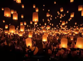 When and where is the Lantern Festival in Thailand? 