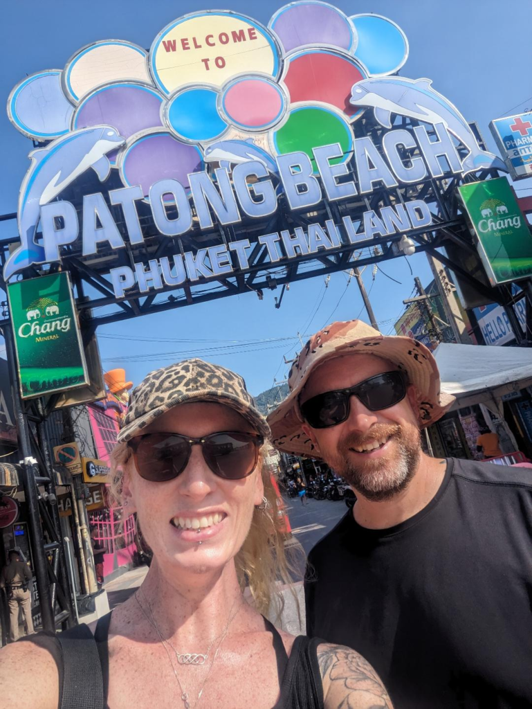 Patong Beach sign on Bangla road Thailand Island-Hopping - What are the Best Islands to Visit? Happy Irish Wanderers