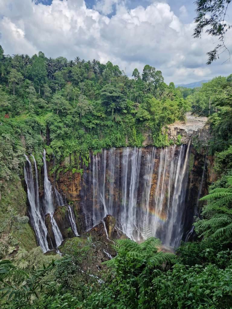 Tumpak Sewu waterfall view The Best East Java Itinerary - 7 Days of Ultimate Adventure! Happy Irish Wanderers