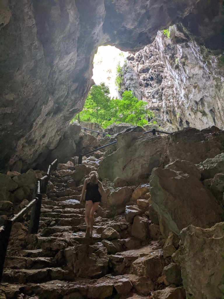 the hike back out of Phraya Nakhon Cave - Is This Thailand's Best Hidden Gem? Happy Irish Wanderers