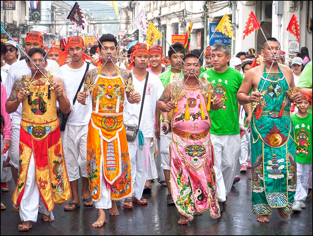vegetarian festival in thailand