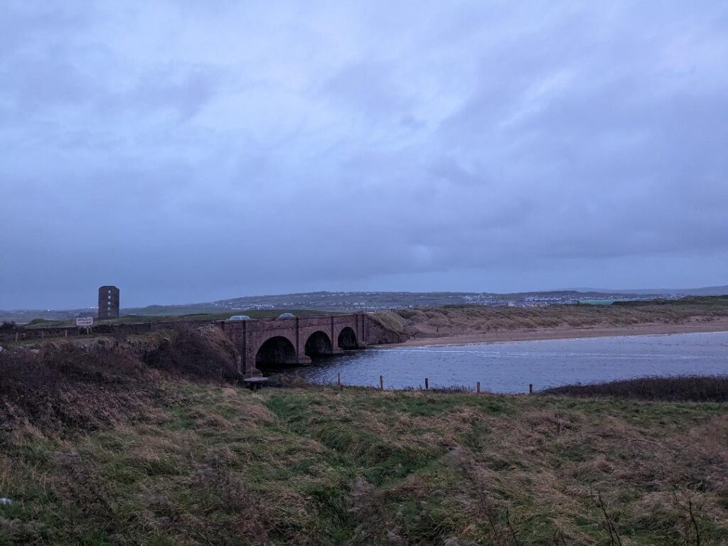 Ancient Irish Tower and bridge in Liscannor Doolin Ireland -  Gateway to the Wild Atlantic Way Happy Irish Wanderers