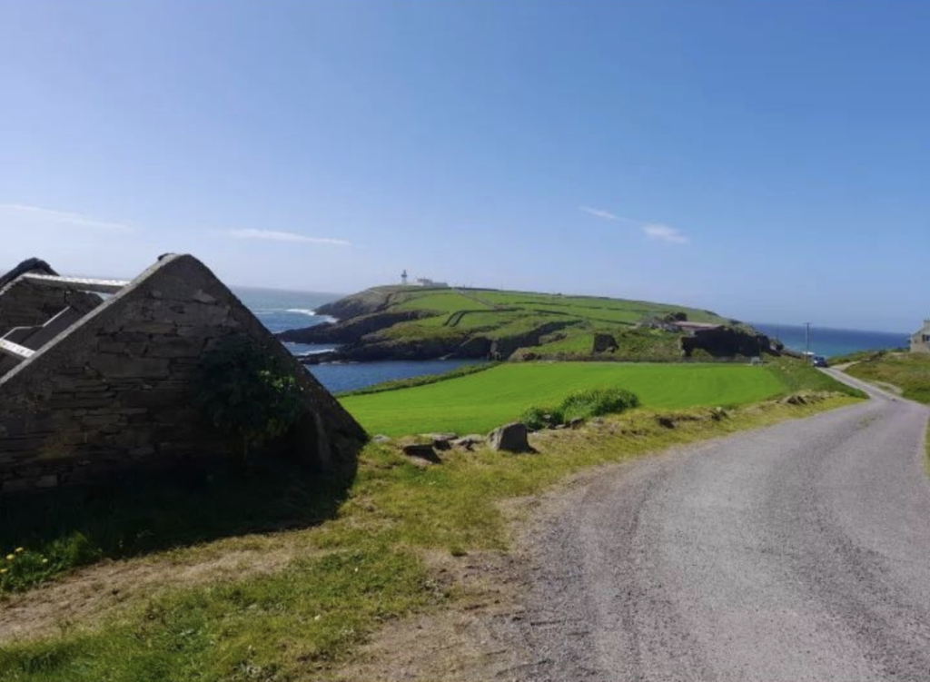 Irish cottage ruins along Ireland coastal drives Mizen Head - Visit Ireland's Most Southerly Tip Now Happy Irish Wanderers