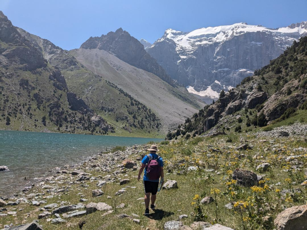 Tajikistan holiday beautiful weather hiking in the Fann mountains Happy Irish Wanderers