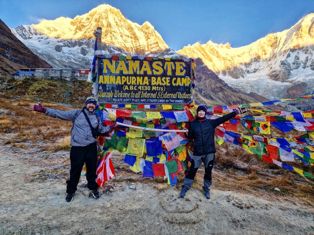 Annapurna base camp happy Irish Wanderers Is Pokhara Worth visiting?