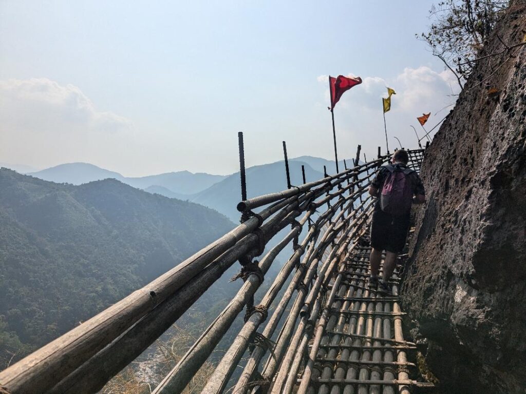 Bamboo Trek Meghalaya Mawryngkhang Cherrapunji Tourist Atrractions Trek Happy Irish Wanderers 