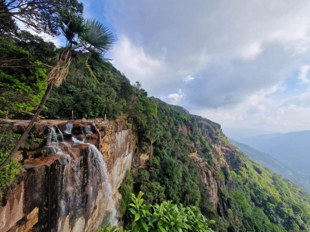 Wah Kaba Falls Cherrapunji Tourist attractions Happy Irish Wanderers