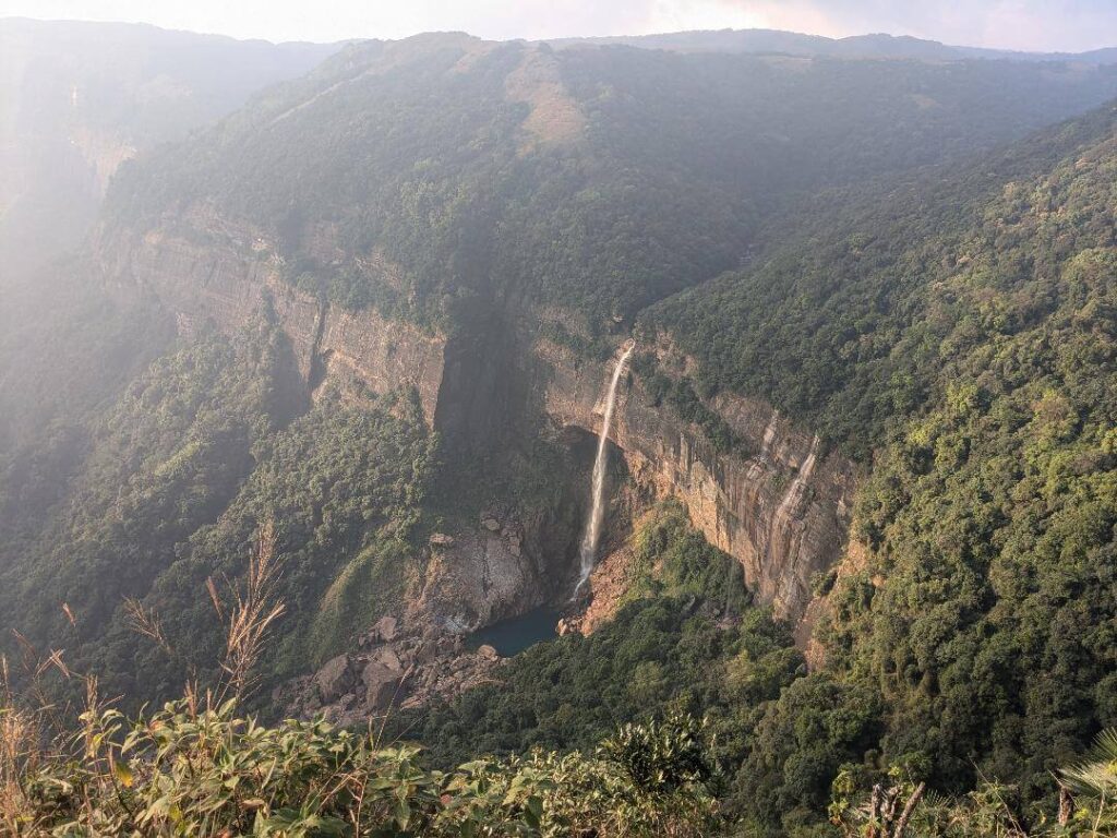 Nohkalikai Falls Cherrapunji Tourist attractions Happy Irish Wanderers