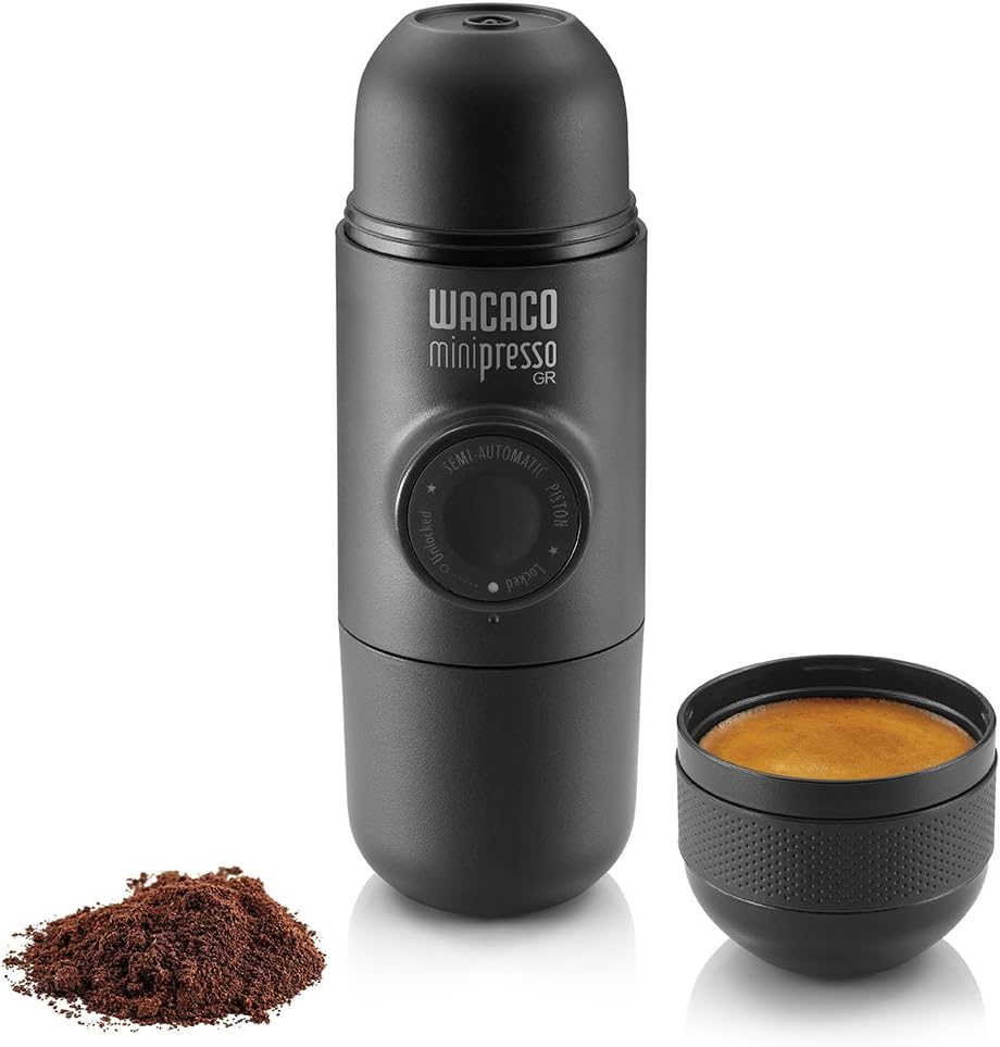 33 Cool Travel Gifts for Men They Will Love - Mobile Espresso Maker - Happy Irish Wanderers