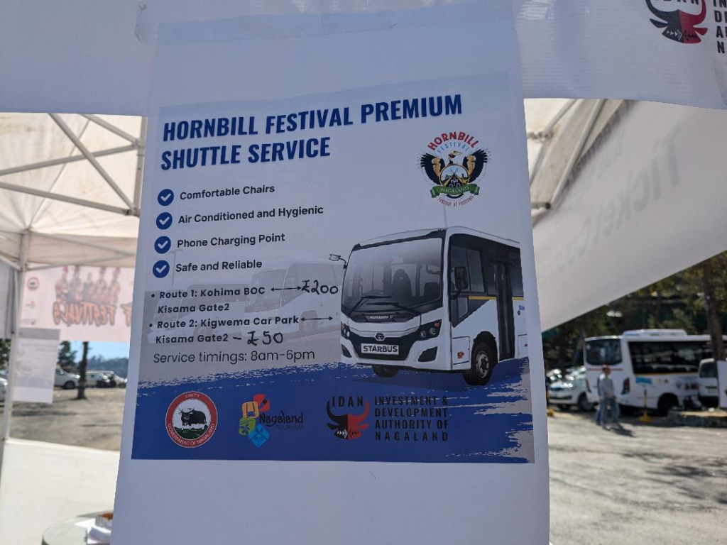 Bus shuttle service Is the Hornbill Festival Nagaland Worth Visiting? Everything to Know