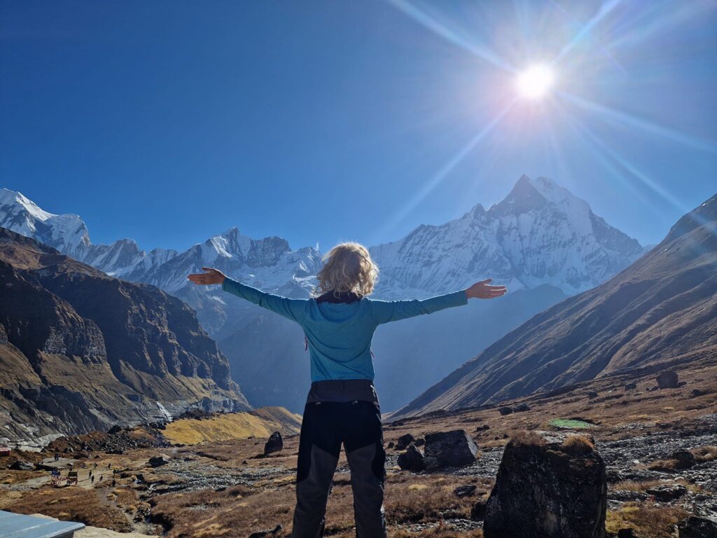 ABC trek views : Easily Obtain Your Permit for the Annapurna Base Camp Trek in Pokhara - Happy Irish Wanderers