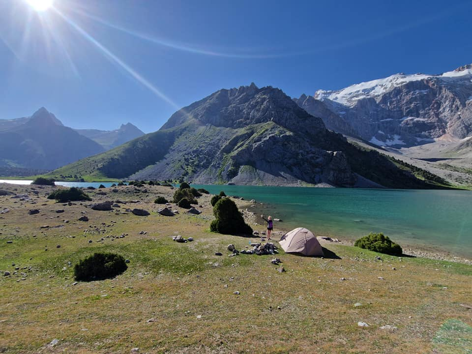 Hiking the Fann Mountains beautiful Kulikalon lake Happy Irish Wanderers