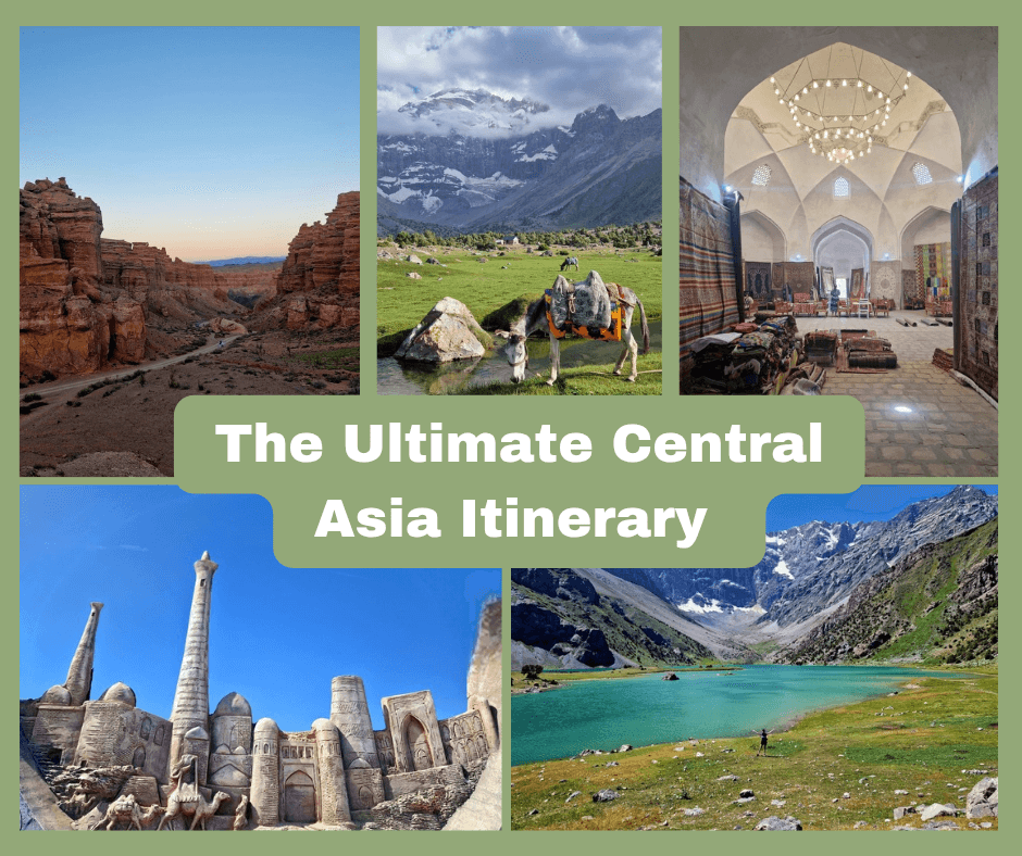 Central Asia Itinerary Happy Irish Wanderers