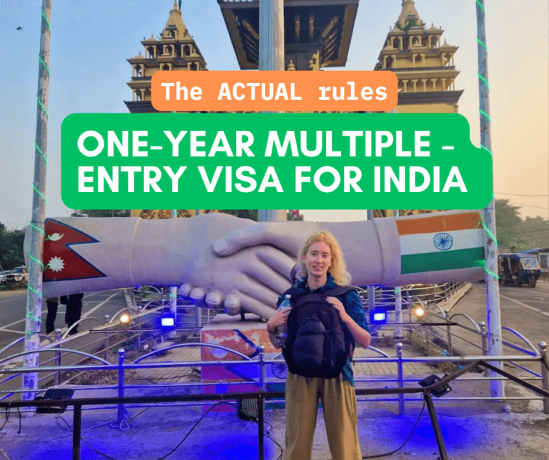 One year multiple-entry visa for India Happy Irish Wanderers