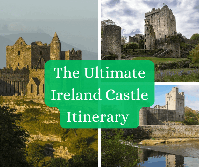 Ireland castle itinerary feat image happy Irish Wanderers