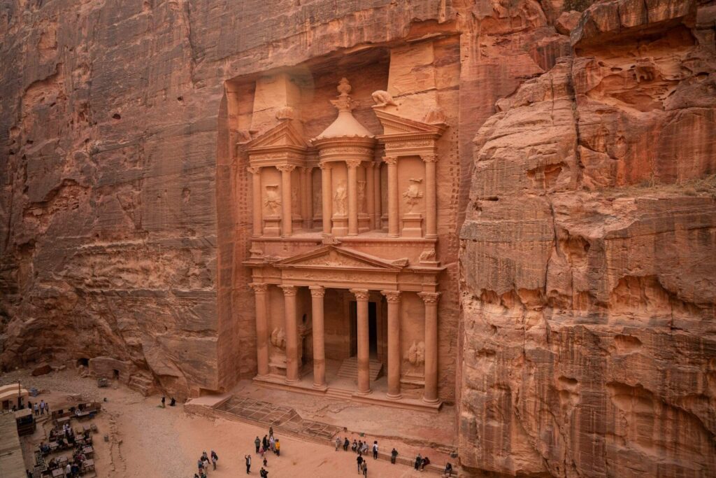 Petra UNESCO heritage site in Jordan