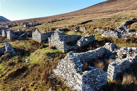 Achill island's deserted village