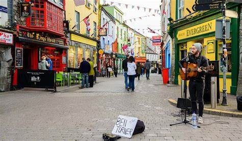 Galway city Ireland street performers