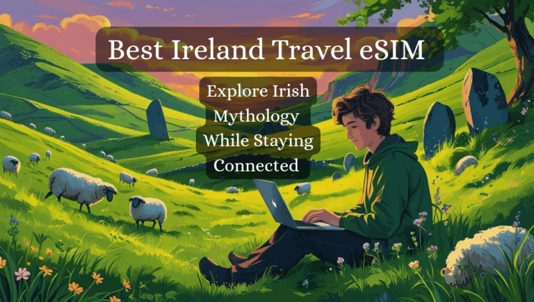 Irish Mythology Travel Guide For Digital Nomads feat image Happy Irish Wanderers