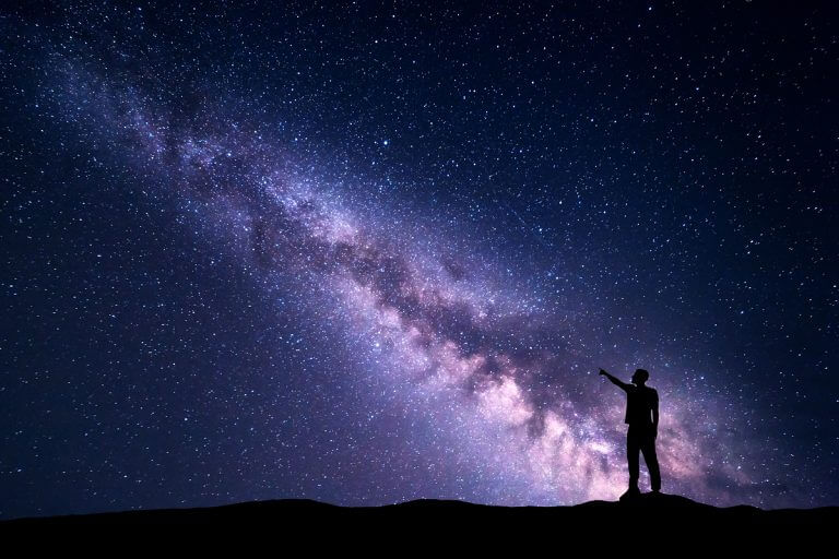 Best Hidden Dark Sky Parks in Europe with a silhouette