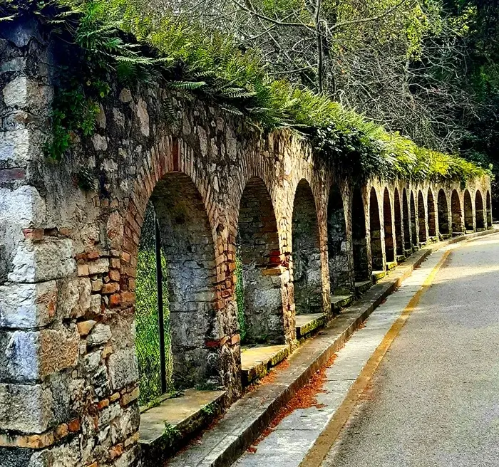 surrounding gardens of Mon Repos Palace